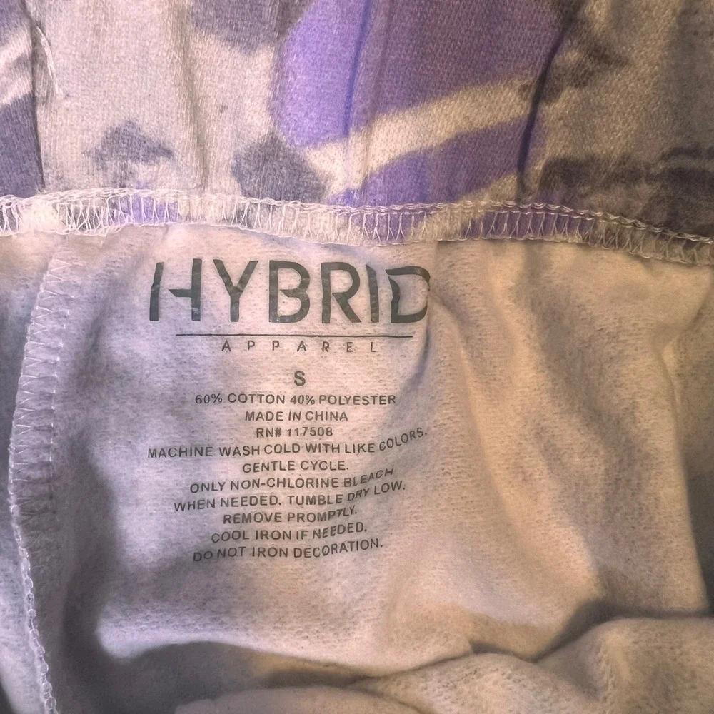 Hybrid Apparel Lakers Tie Dye Joggers Lounge Pants Comfy Casual Women's S - Picture 3 of 7